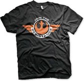 Merchandising STAR WARS 7 - T-Shirt Join The Resistance Black (M)