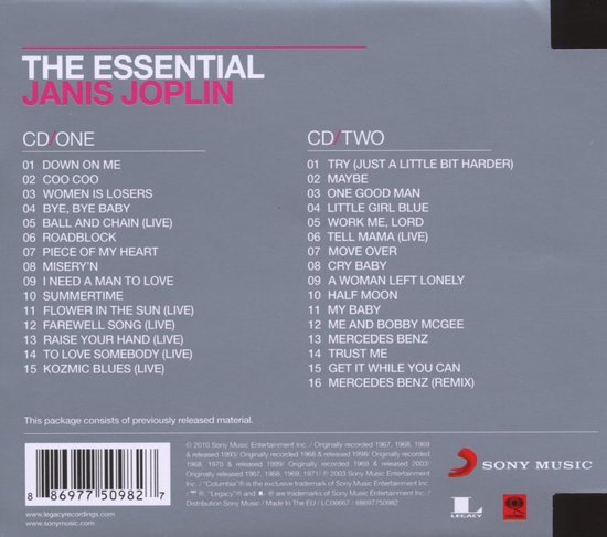 Essential Janis Joplin - Joplin, Janis