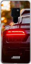 Huawei Mate 20 Hoesje Transparant TPU Case - Audi R8 Back #ffffff