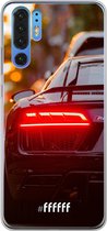 Huawei P30 Pro Hoesje Transparant TPU Case - Audi R8 Back #ffffff