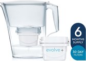 Waterfilterkan Aqua Optima Liscia met 6 x Evolve+ waterfilter | 2,5 liter inhoud | met gratis app voor filter