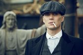 ? Peaky Blinders • Tommy Shelby Smoking 2 Canvas 90x60 cm • Foto print op Canvas schilderij ( Wanddecoratie woonkamer / slaapkamer / keuken / kantoor / bar / restaurant ) / Peaky B