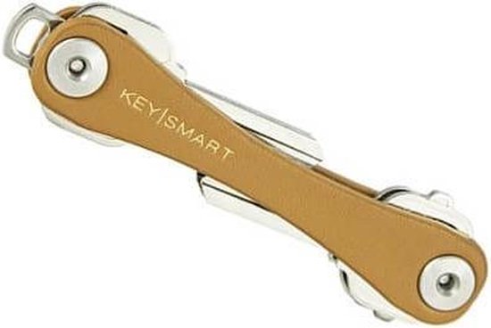 Keysmart sleutelopberger Leather Edition - Bruin leder