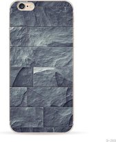 GadgetBay Natuursteen hoesje hardcase Grijs-blauw iPhone 6 Plus iPhone 6s Plus