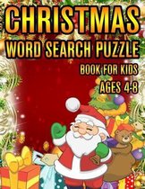Christmas Word Search Puzzle Book For Kids Ages 4-8