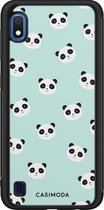 Samsung A10 hoesje - Panda print | Samsung Galaxy A10 case | Hardcase backcover zwart