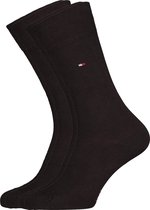 Tommy Hilfiger Classic Socks (2-pack) - herensokken katoen - donkerbruin - Maat: 39-42