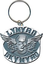 Lynyrd Skynyrd - Biker Patch Logo Sleutelhanger - Zilverkleurig