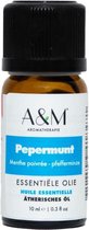 A&M Pepermunt 100% pure Etherische olie, aromatische olie, essentiële olie