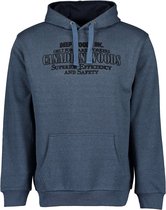 Blue Seven heren hoody pacific (blauw) maat M