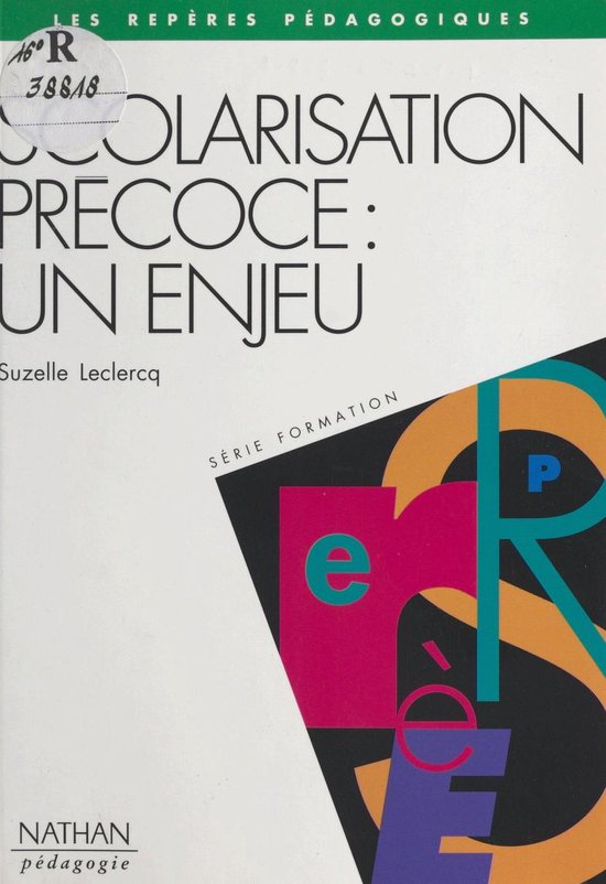 Scolarisation précoce : un enjeu - cover