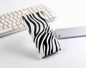 P.C.K. Hoesje/Boekhoesje/Bookcase/Book/Bookcase/Bookcase luxe Zebra print geschikt voor Samsung Galaxy S20 ULTRA