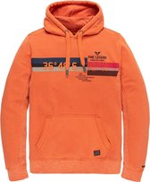 PME Legend (Washed Terry Hooded Sweater) Oranje - Maat S