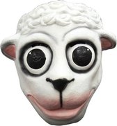 Partychimp Gezichtsmasker Schaap - Pvc - Latex - One-size