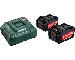 Metabo 685050000 18V Li-Ion accu starterset (2x 4.0Ah) + lader