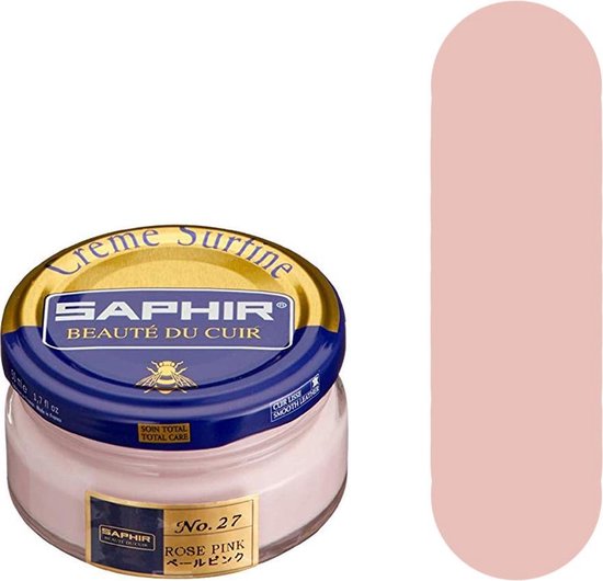 Saphir Creme Surfine (schoenpoets) Licht Rose