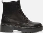 Ann Rocks Veterboots zwart - Maat 42