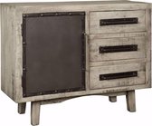 Tower Living W-N & Iron Dressoir 112 cm Vergrijsd Mangohout