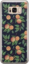 Samsung S8 hoesje siliconen - Fruit / Sinaasappel | Samsung Galaxy S8 case | multi | TPU backcover transparant