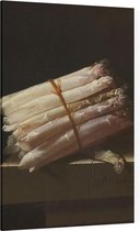 Stilleven met asperges, Adriaen Coorte - Foto op Plexiglas - 40 x 60 cm