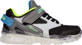 Skechers Arctic-Tron-Zollow Jongens Sneakers - Black/Charcoal/Lime - Maat 31