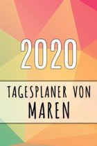 2020 Tagesplaner von Maren: Personalisierter Kalender f�r 2020 mit deinem Vornamen