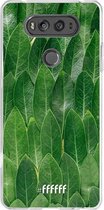 LG V20 Hoesje Transparant TPU Case - Green Scales #ffffff