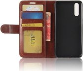 Bruin walletcase hoesje voor Huawei P20