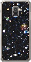 Samsung Galaxy A8 (2018) Hoesje Transparant TPU Case - Galactic Bokeh #ffffff