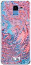 Samsung Galaxy J6 (2018) Hoesje Transparant TPU Case - Corundum Pool #ffffff