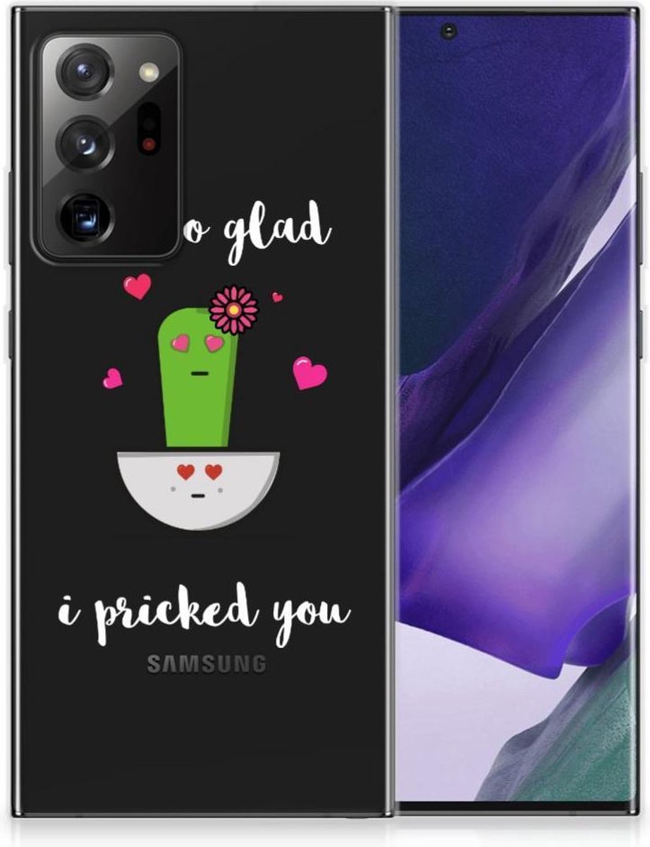 Samsung Galaxy Note20 Ultra Telefoonhoesje met Naam Cactus Glad
