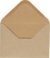 Envelop. naturel. afmeting envelop 11.5x16 cm. 110 gr. 10 stuk/ 1 doos