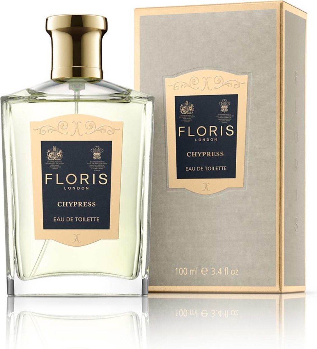 Floris Chypress Eau de Toilette - Veelzijdige geur met bergamot en jasmijn - 100 ml
