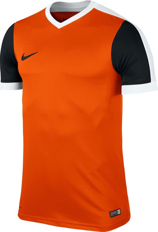 Nike Striker IV Shirt Korte Mouw - Safety Orange / Black / White | Maat: S  | bol.com