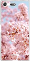 Sony Xperia XZ Premium Hoesje Transparant TPU Case - Cherry Blossom #ffffff
