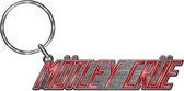 Motley Crue Sleutelhanger Logo Zilverkleurig/Rood
