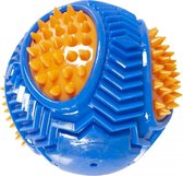 Duvo+ Tpr dental bal Blauw/oranje 10x10x10cm