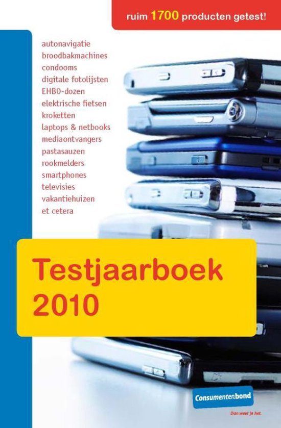 Cover van het boek 'Consumentenbond testjaarboek ...'