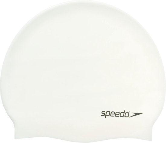 FLAT SILICONE CAP WHITE - Maat ONE - Speedo