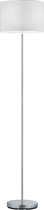 LED Vloerlamp - Trion Hotia - E27 Fitting - Rond - Mat Wit - Aluminium - BES LED