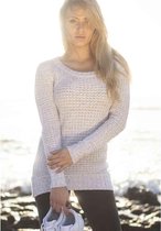 Urban Classics Sweater/trui -XL- Long Wideneck Wit
