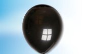 Ballon zwart ø 12,5 cm 100 stuks - .