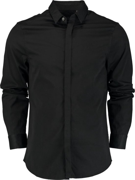 Armani Exchange Casual hemd lange mouw Zwart Zwart casual overhemd 8NZCBD.ZN10Z/1200