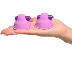 Fantasy For Her Nipple Suck-Hers Vibrerende Tepelzuigers
