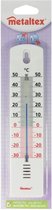 Metaltex Thermometer Binnen & Buiten - 20cm - Kunststof - Wit