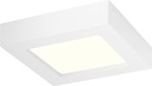 LED Downlight Slim Pro - Aigi Strilo - Opbouw Vierkant 6W - Natuurlijk Wit 4000K - Mat Wit - Kunststof - BSE
