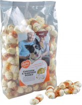 Duvo+ hondensnack Kip & runderhuid benen large L - 18x6x5cm - 1kg - ±13pcs