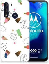 Telefoon Hoesje Motorola Moto G8 Power Lite Silicone Back Case IJsjes