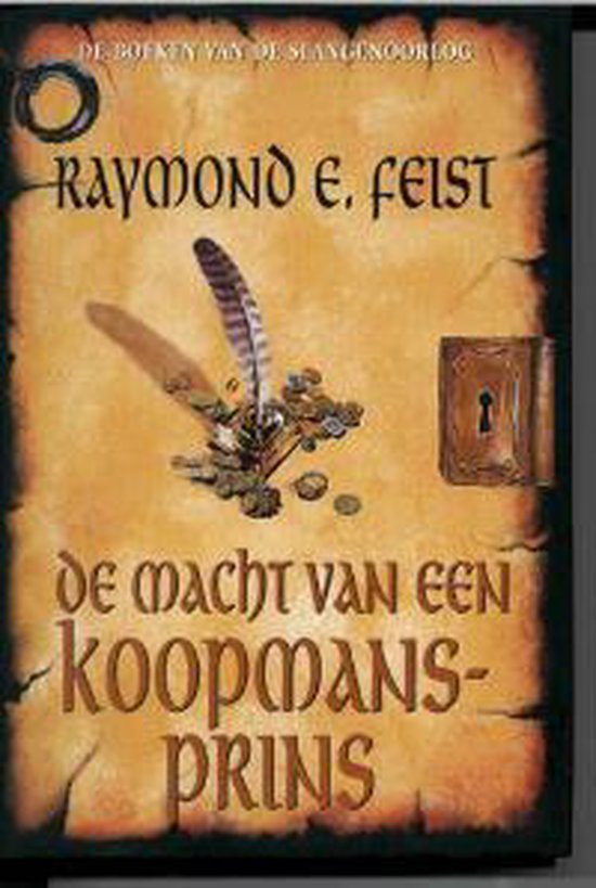 Cover van het boek 'De macht van een koopmansprins' van Raymond E. Feist