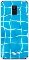 Samsung Galaxy A6 (2018) Hoesje Transparant TPU Case - Blue Pool #ffffff